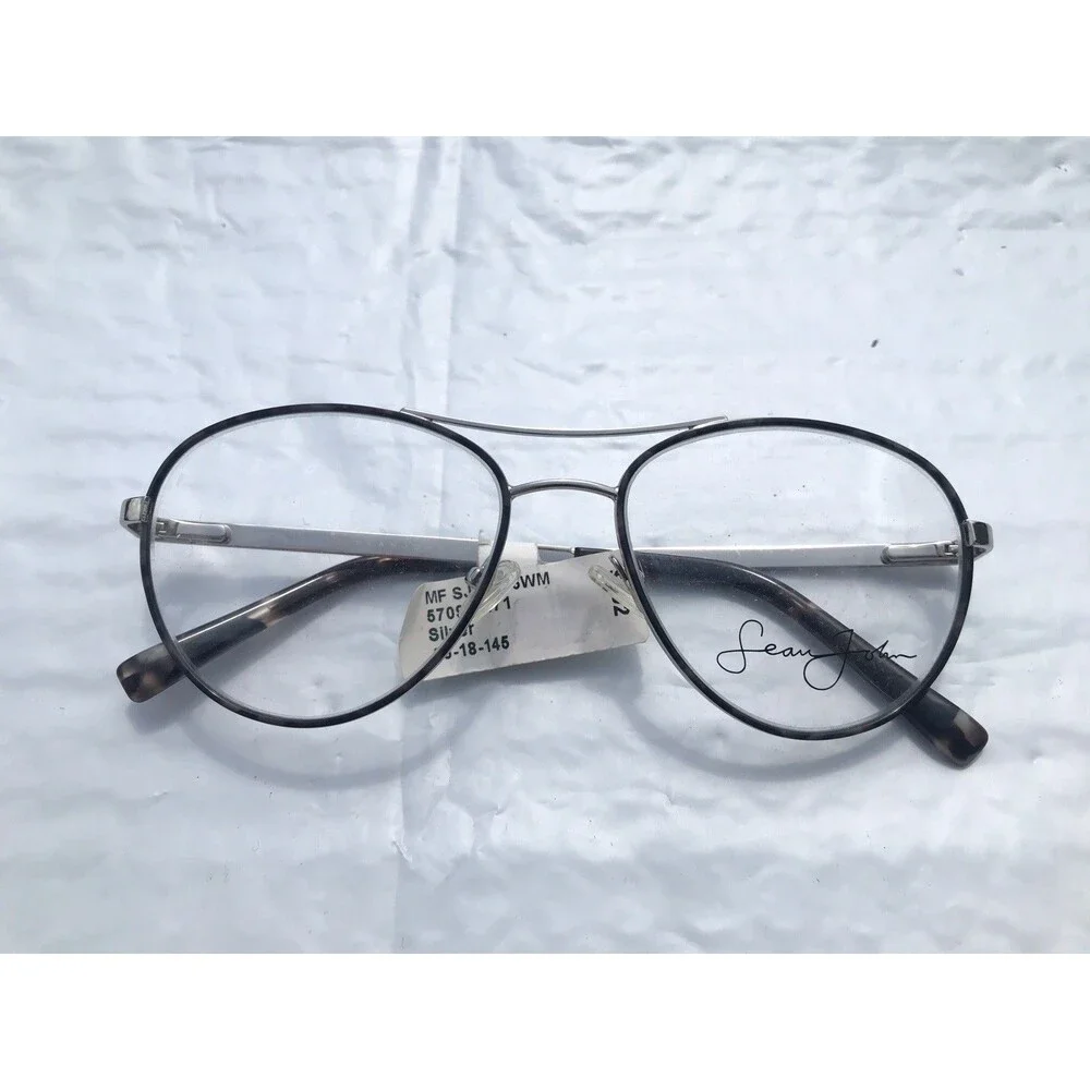 Sean John Aviator Silver Eyeglasses Frames SJO5106 55-18-145